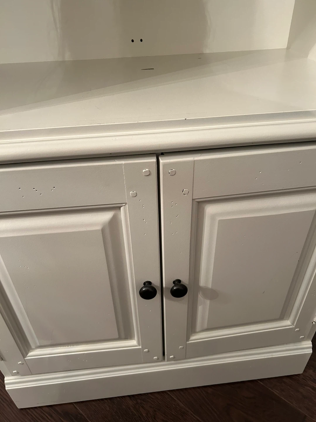 White Bookcase with Cabinet - photo 2