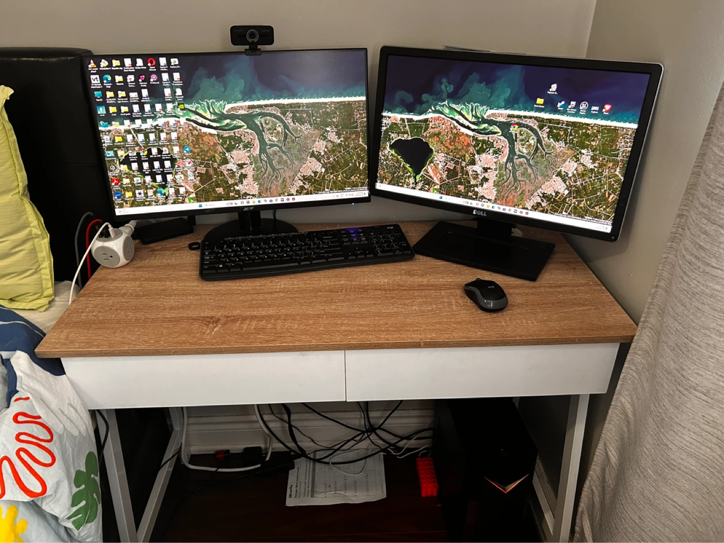 Compact Desk with Drawer - photo 2
