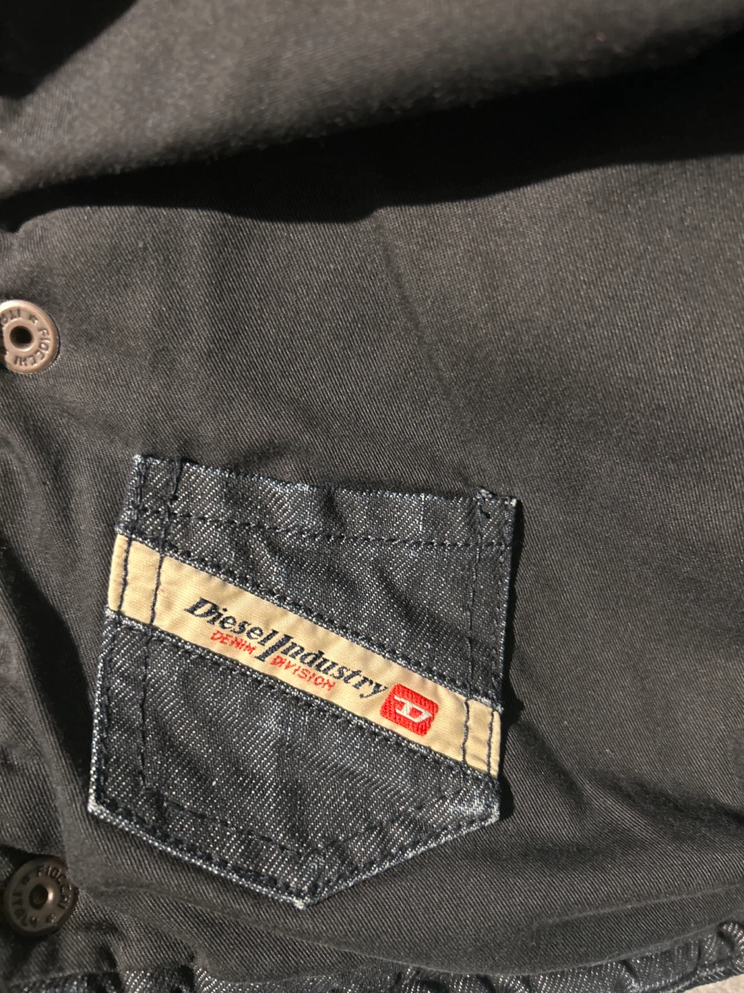 Vintage Diesel Industry Denim Vest - Size M