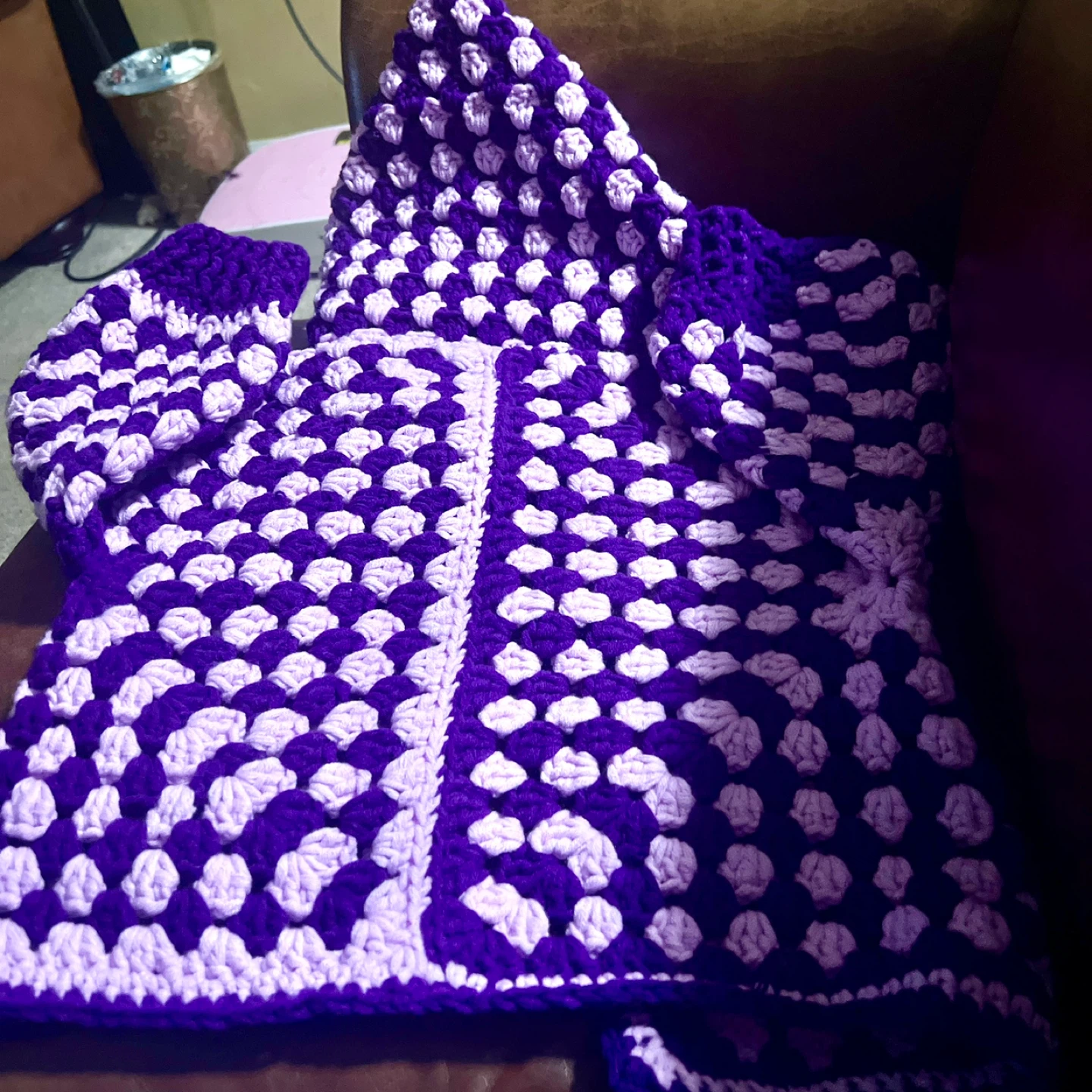Handmade Crochet Baby Jacket with Hood - photo 3