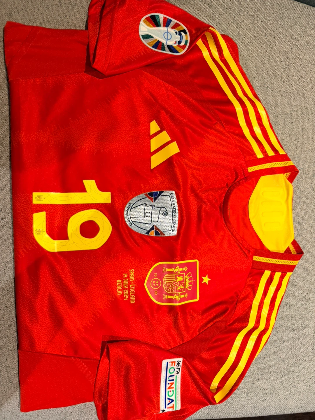 Spain National Football Team 2024 Lamine Yamal #19 Jersey