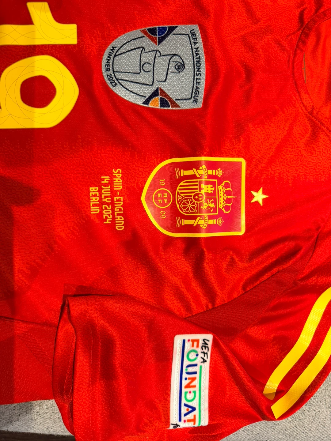 Spain National Football Team 2024 Lamine Yamal #19 Jersey - photo 3