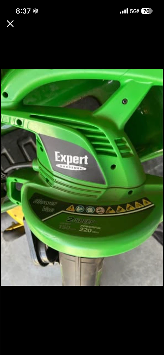 Expert Garden 2-Speed Blower/Vacuum