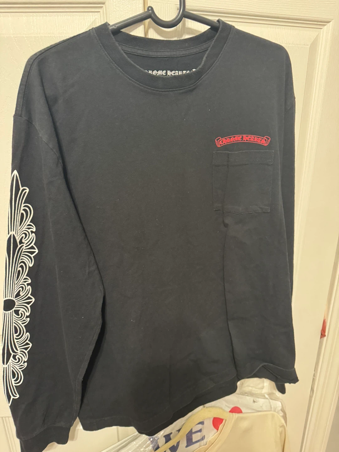 Chrome Hearts Black Long Sleeve T-Shirt - X-Large