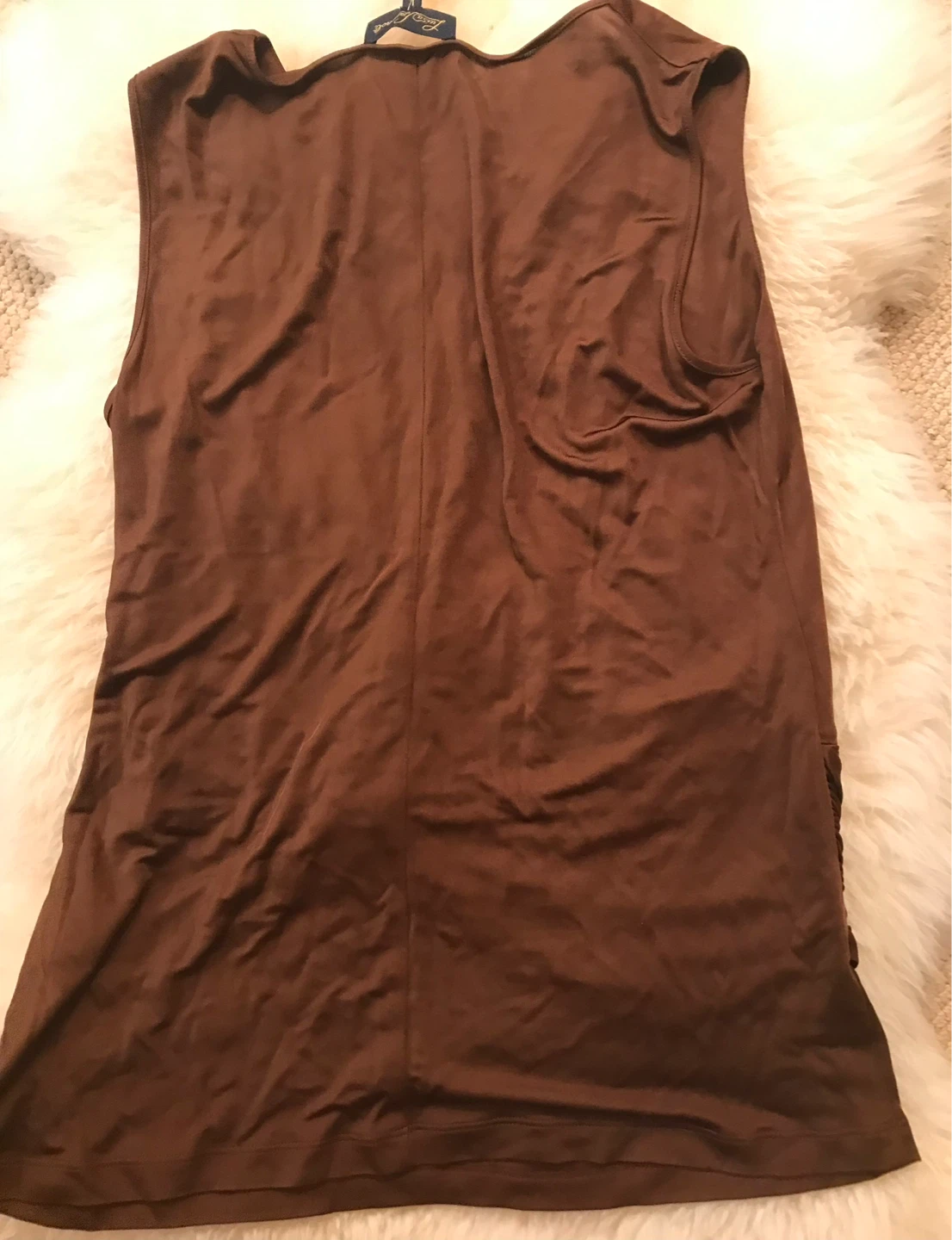 Sleeveless Brown Top - Size L - photo 3