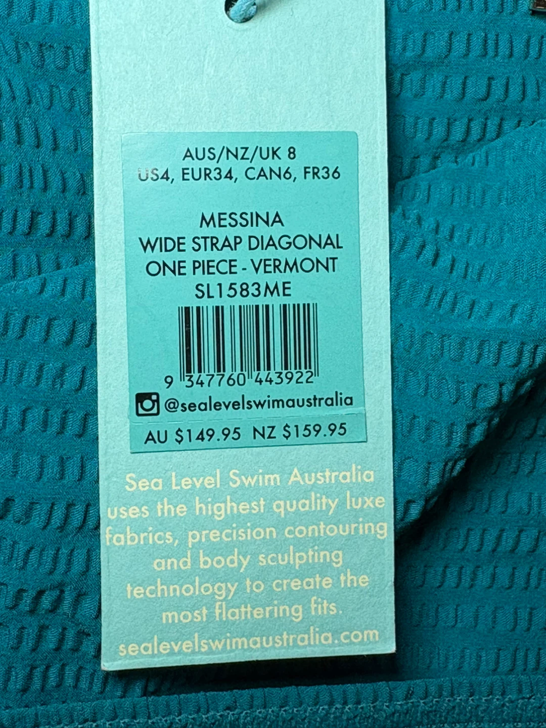 New with tag Sea Level Messina Wide Strap One Piece Swimsuit - photo 5