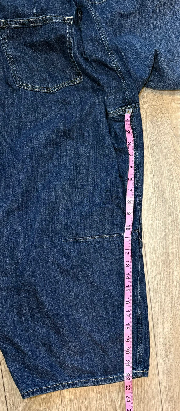 GAP Women's large Petite Wide Leg Jeans - Blue Denim - photo 5