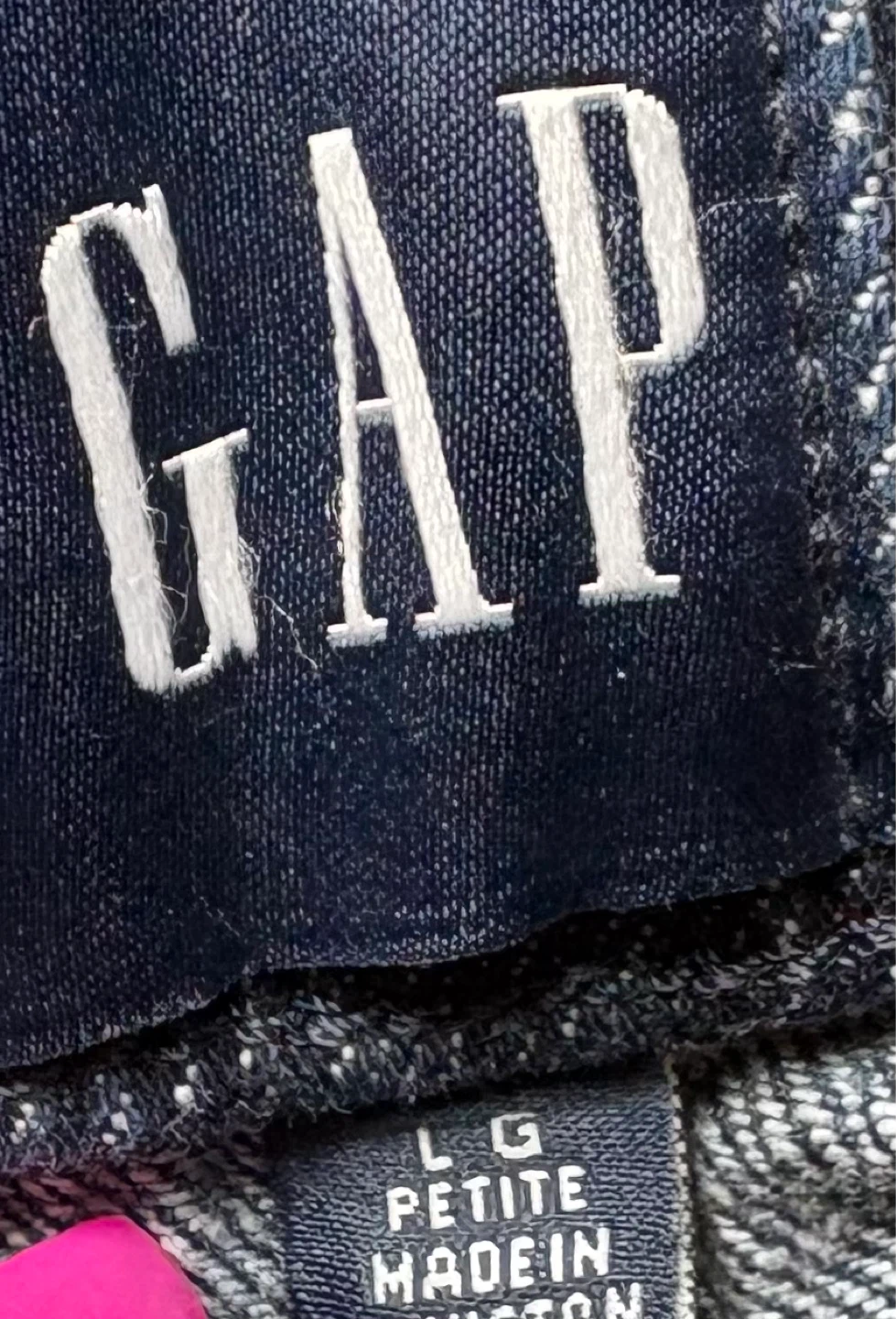 GAP Women's large Petite Wide Leg Jeans - Blue Denim - photo 3