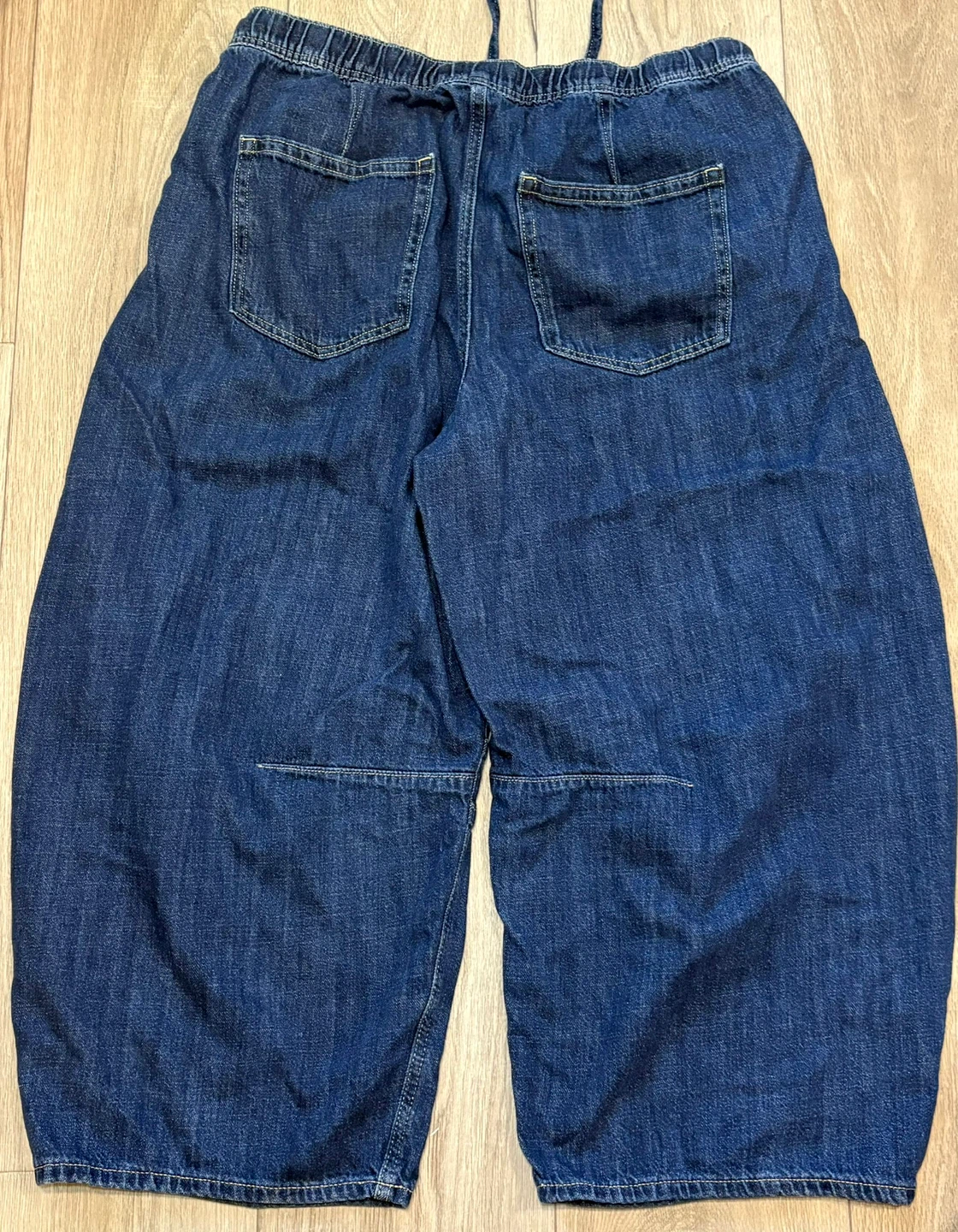 GAP Women's large Petite Wide Leg Jeans - Blue Denim - photo 2