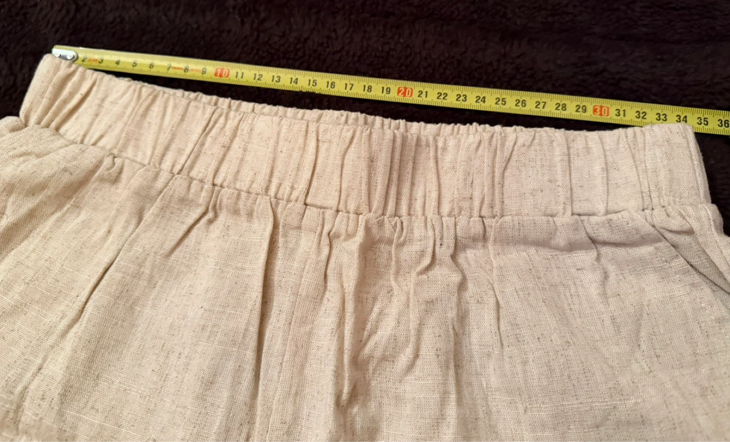 Linen Shorts - Beige - photo 3