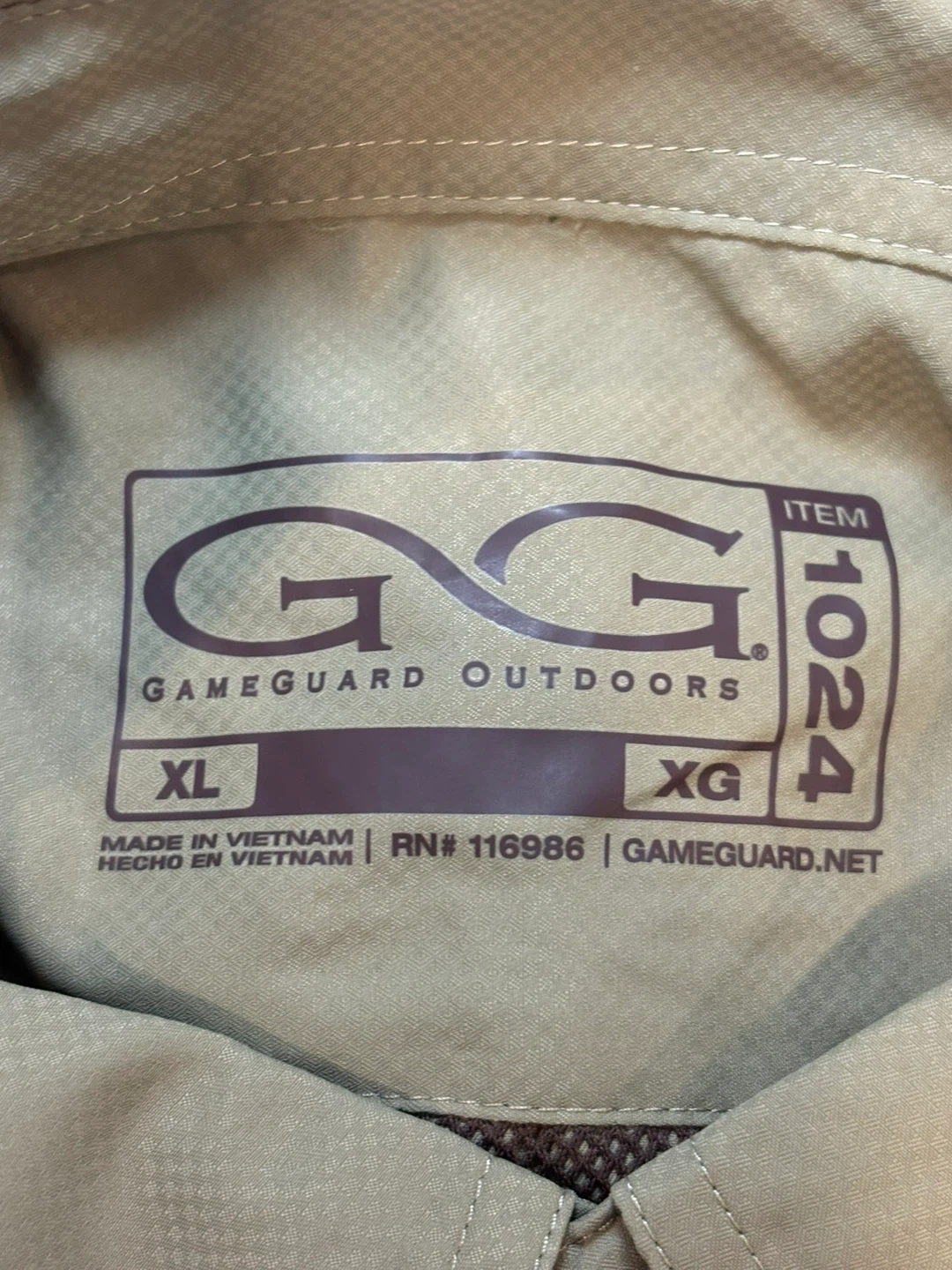 GameGuard Outdoors Long Sleeve Shirt - XL - photo 3