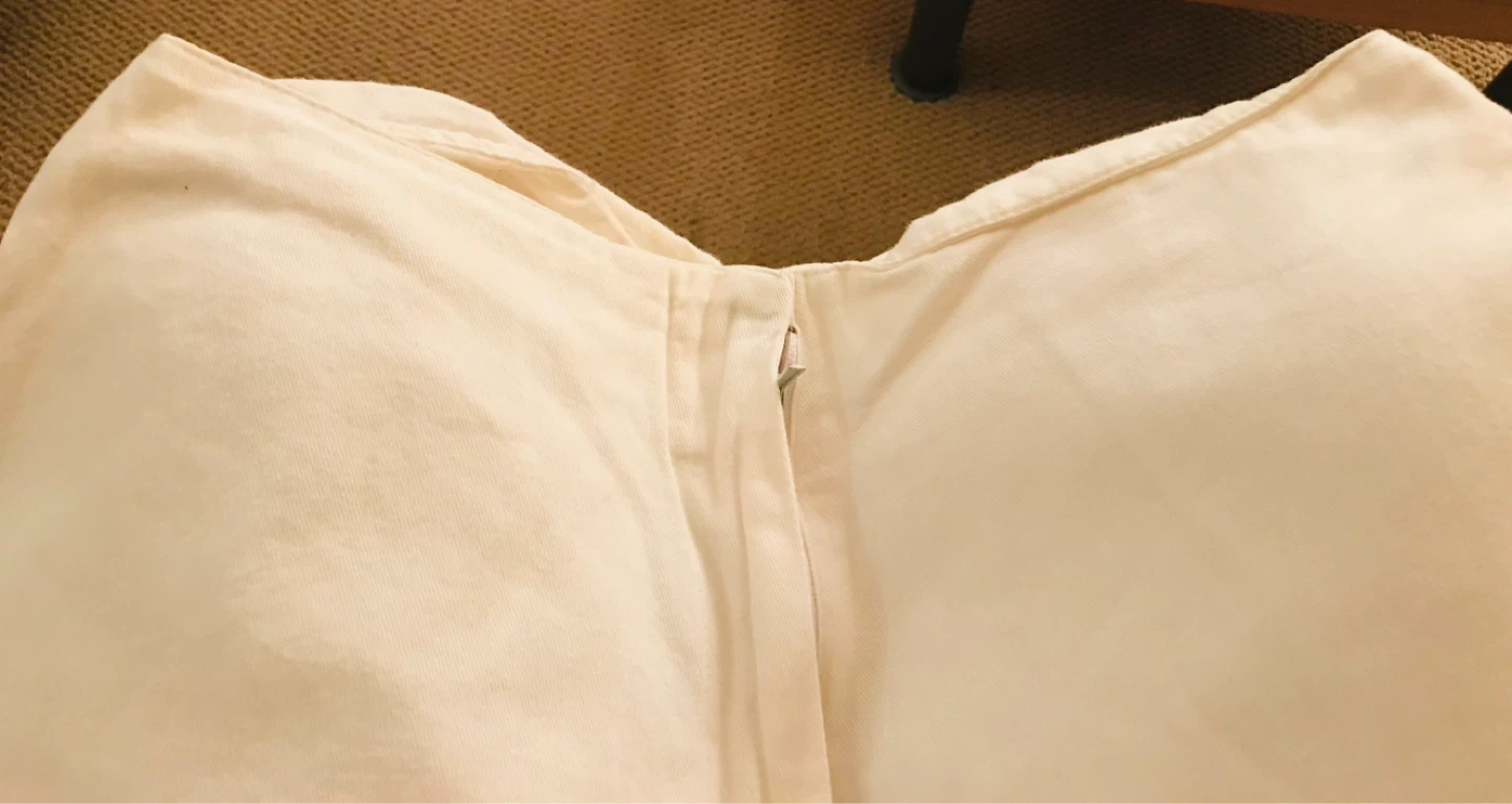 White Embroidered Cropped Pants - photo 4