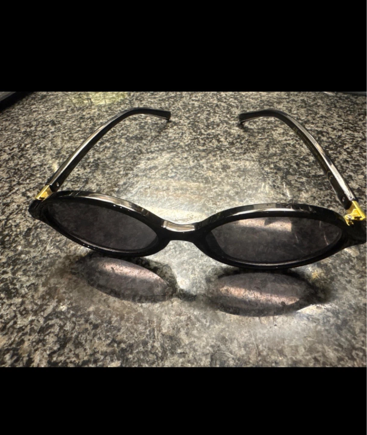 H&M Black Oval Sunglasses