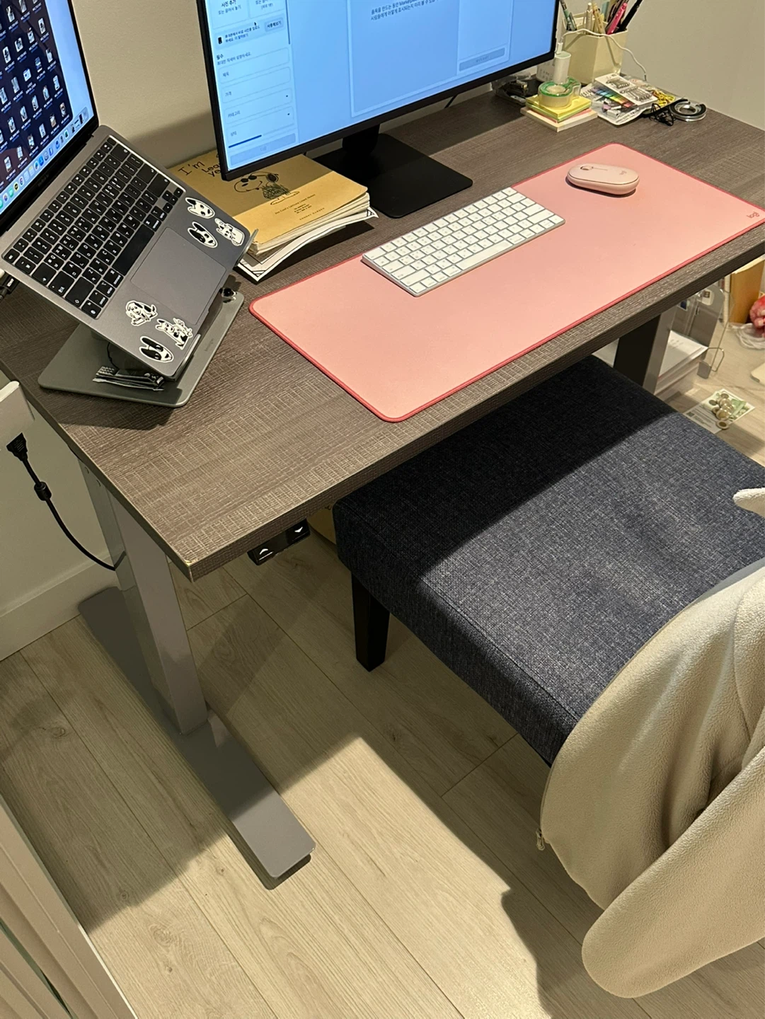 Bestar Electric Standing Desk-48W × 24D - photo 2