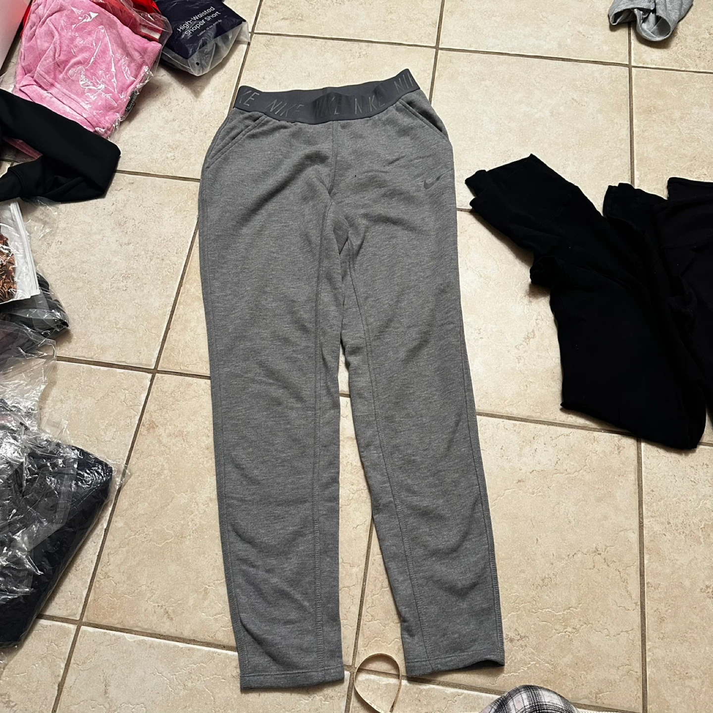 Nike Dri-Fit Grey Sweatpants XS - photo 2