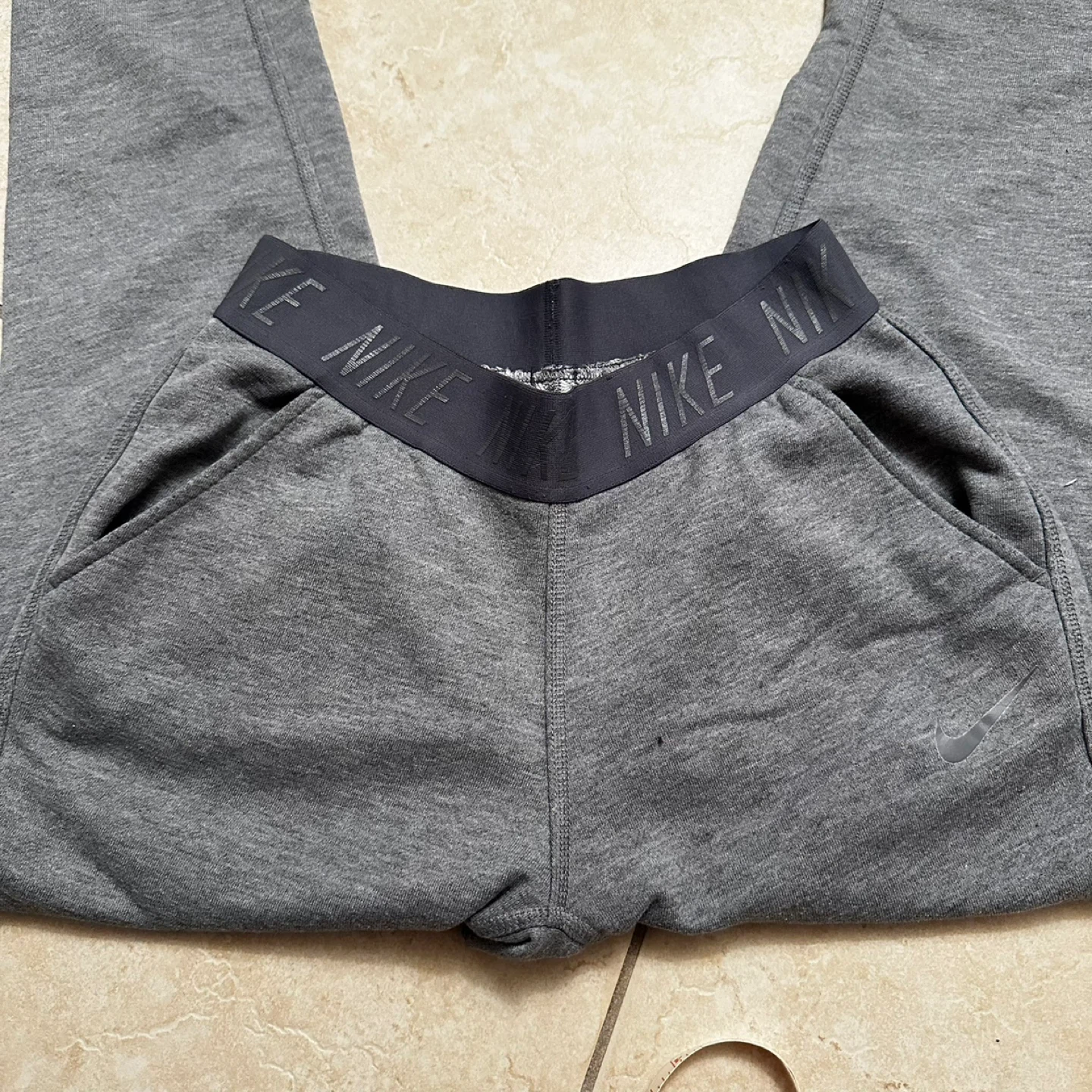 Nike Dri-Fit Grey Sweatpants XS