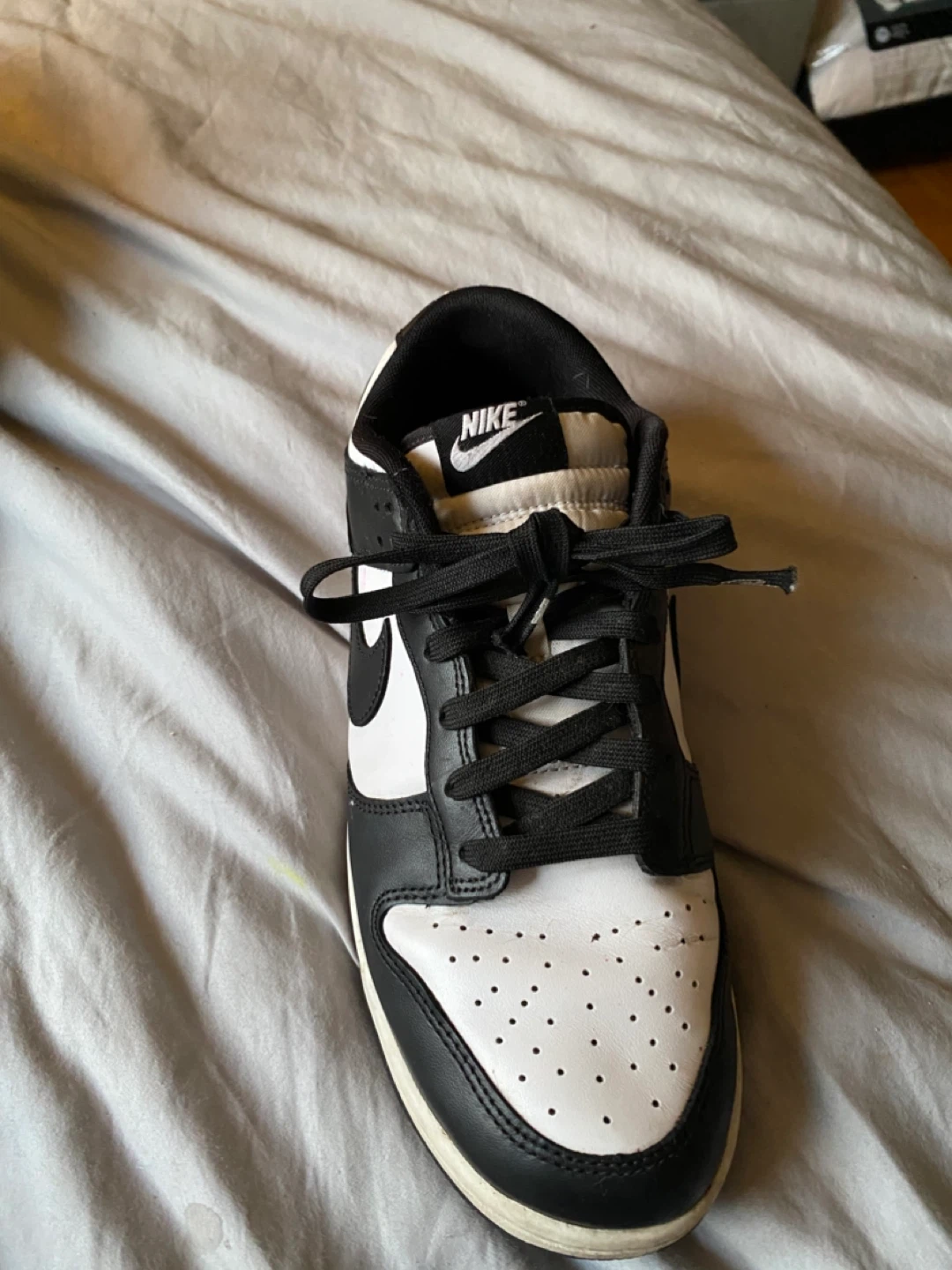Nike Dunk Low Black White Sneakers - photo 2