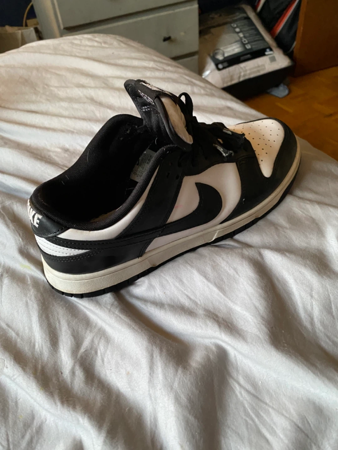 Nike Dunk Low Black White Sneakers - photo 4