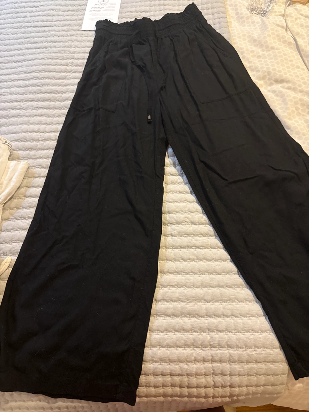Abercrombie & Fitch Black Wide Leg Pants XS