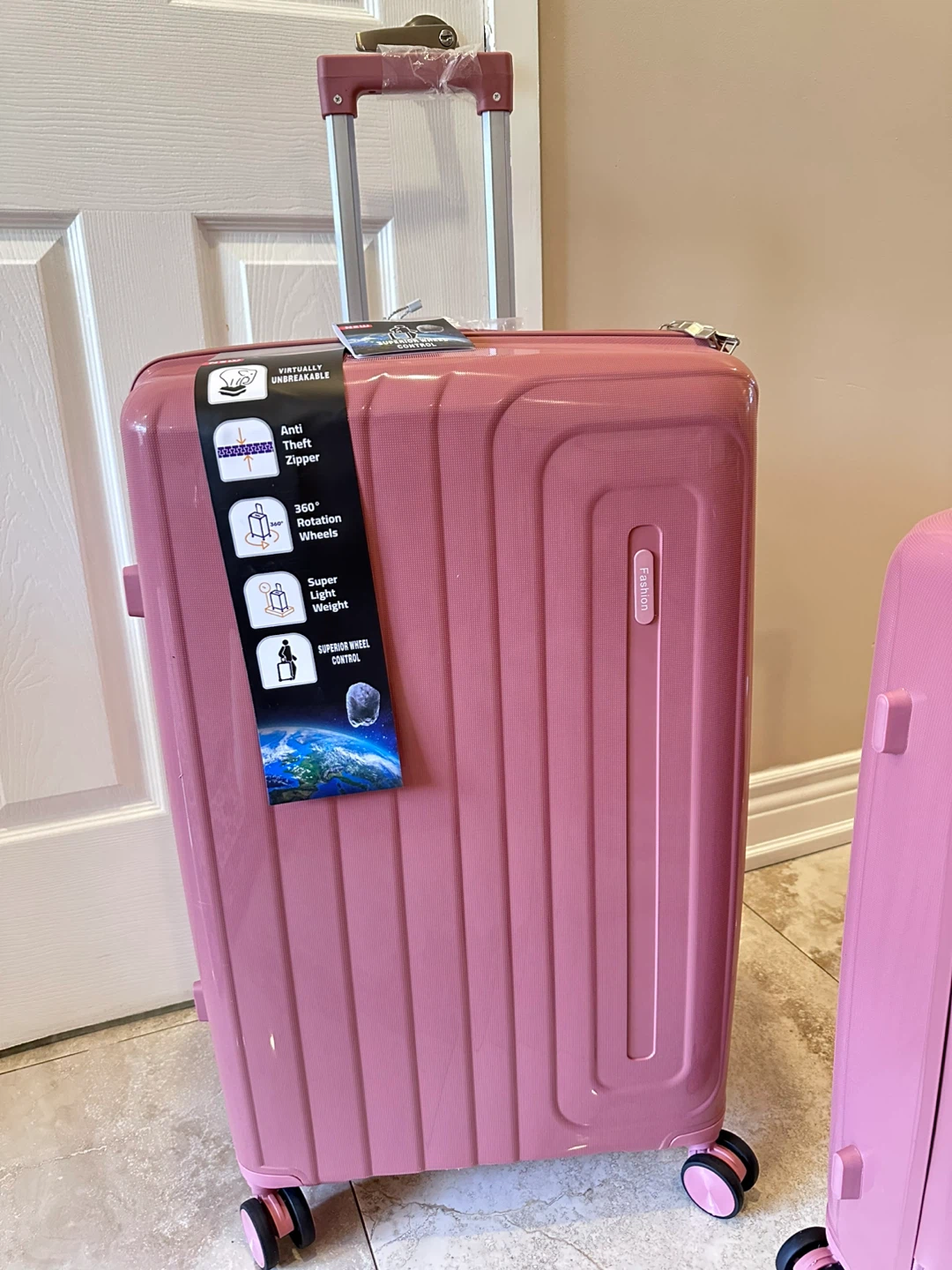 Pink Hard Shell Luggage Set - photo 2