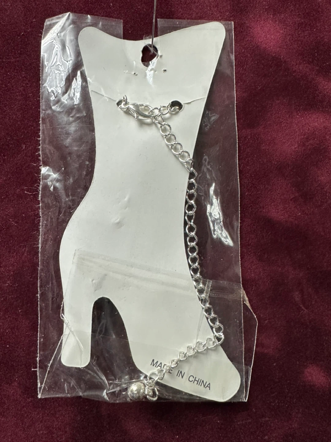 Boot Chain Belt with Purple Gems - photo 2
