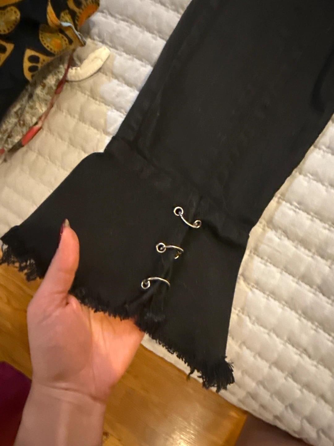 Black Zara Trafaluc Denimwear Flare Jeans - photo 2