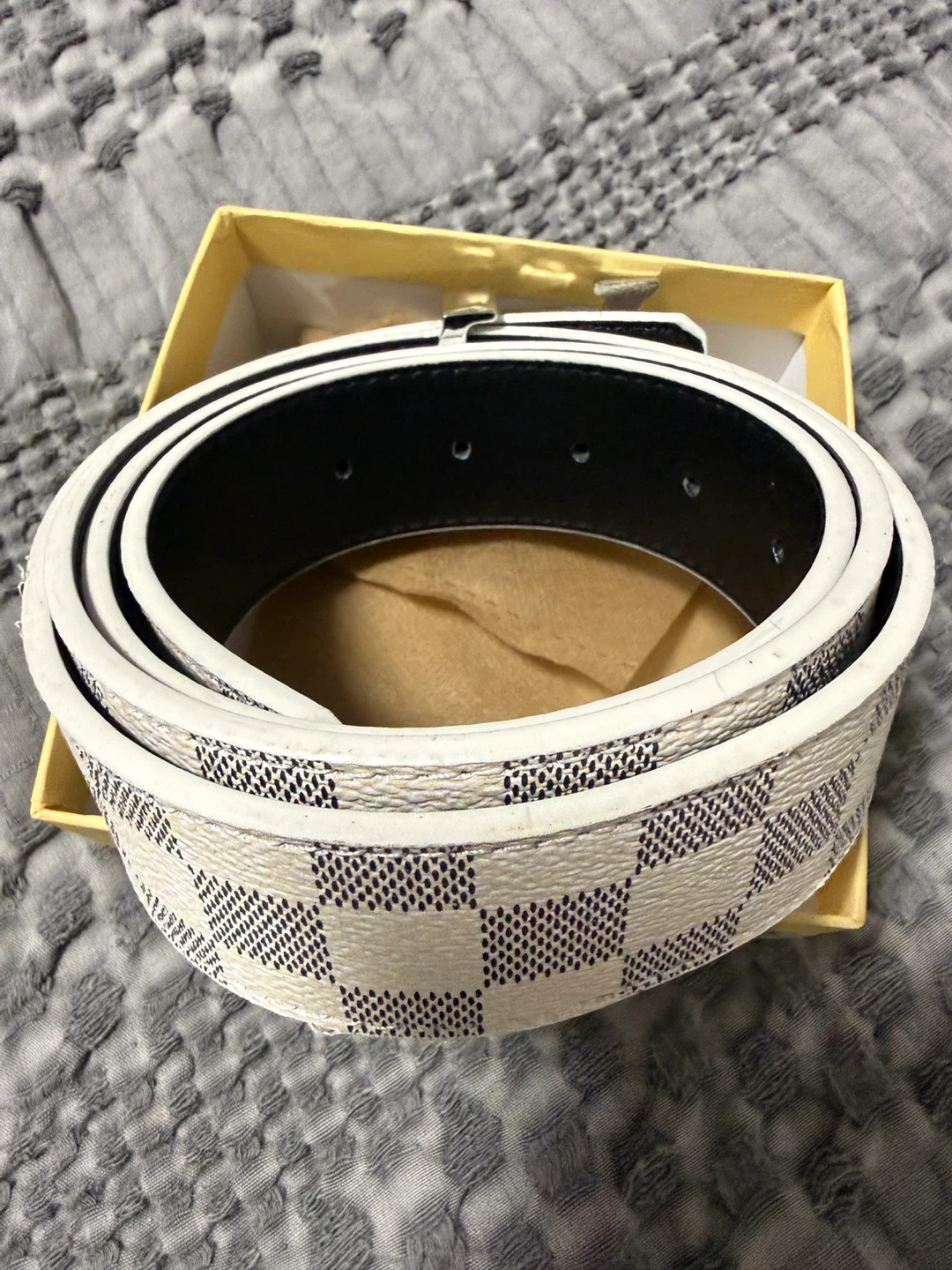 Louis Vuitton Damier Azur white Belt - photo 2