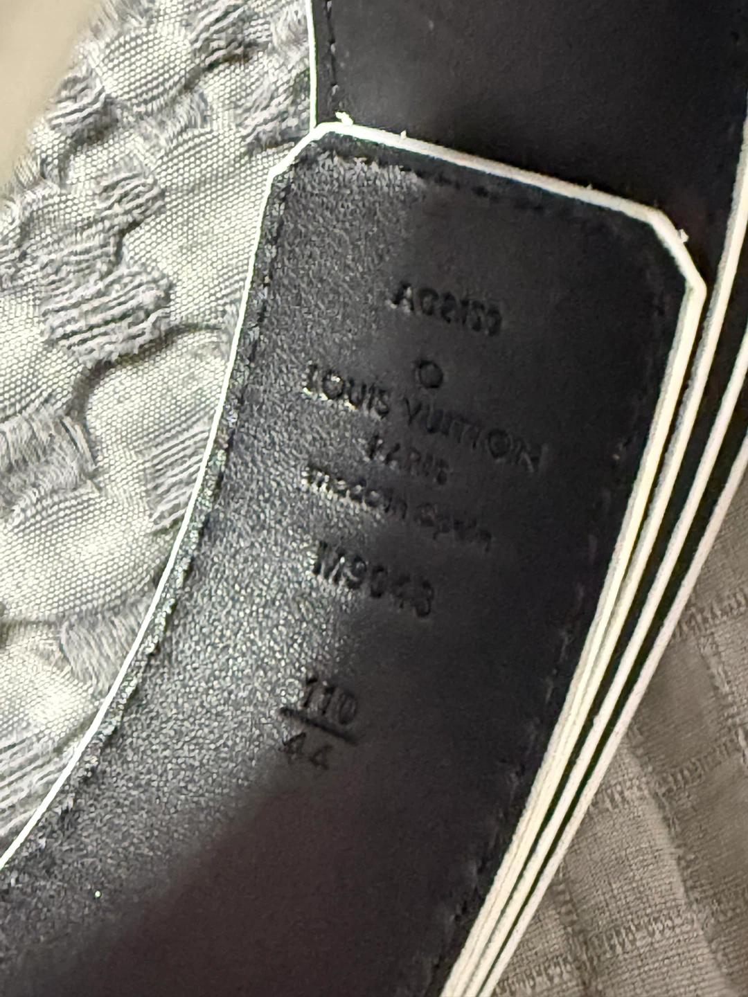 Louis Vuitton Damier Azur white Belt - photo 3