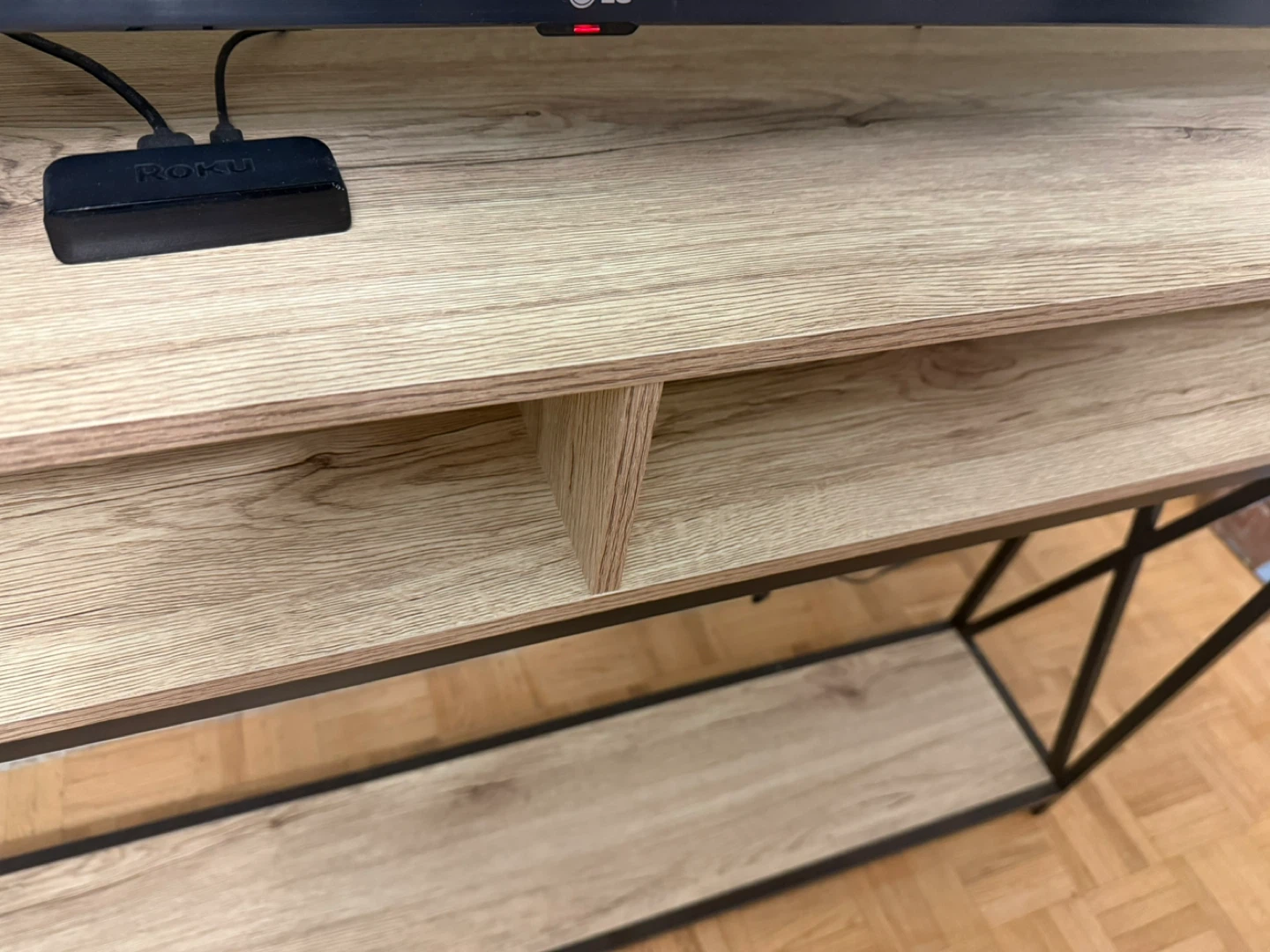 Slim Console Table with Shelving - photo 4