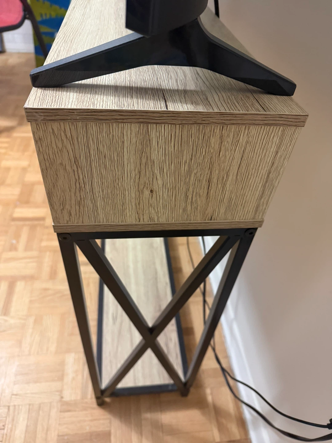 Slim Console Table with Shelving - photo 3
