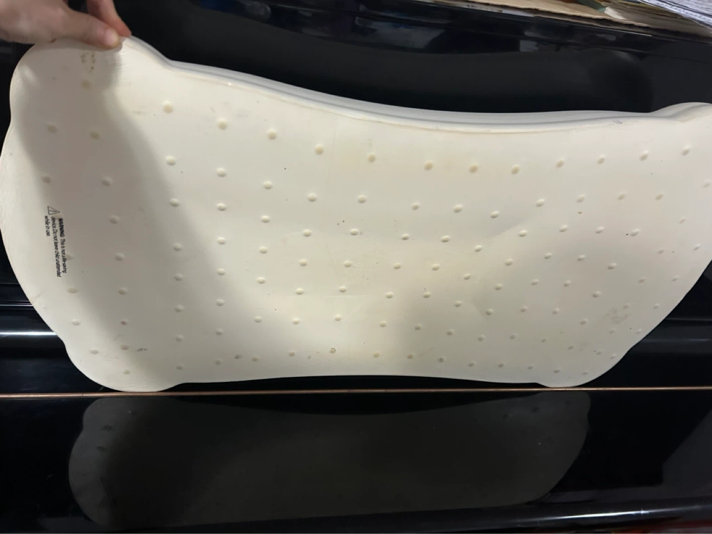 White Baby Foam Bathtub Support - photo 3