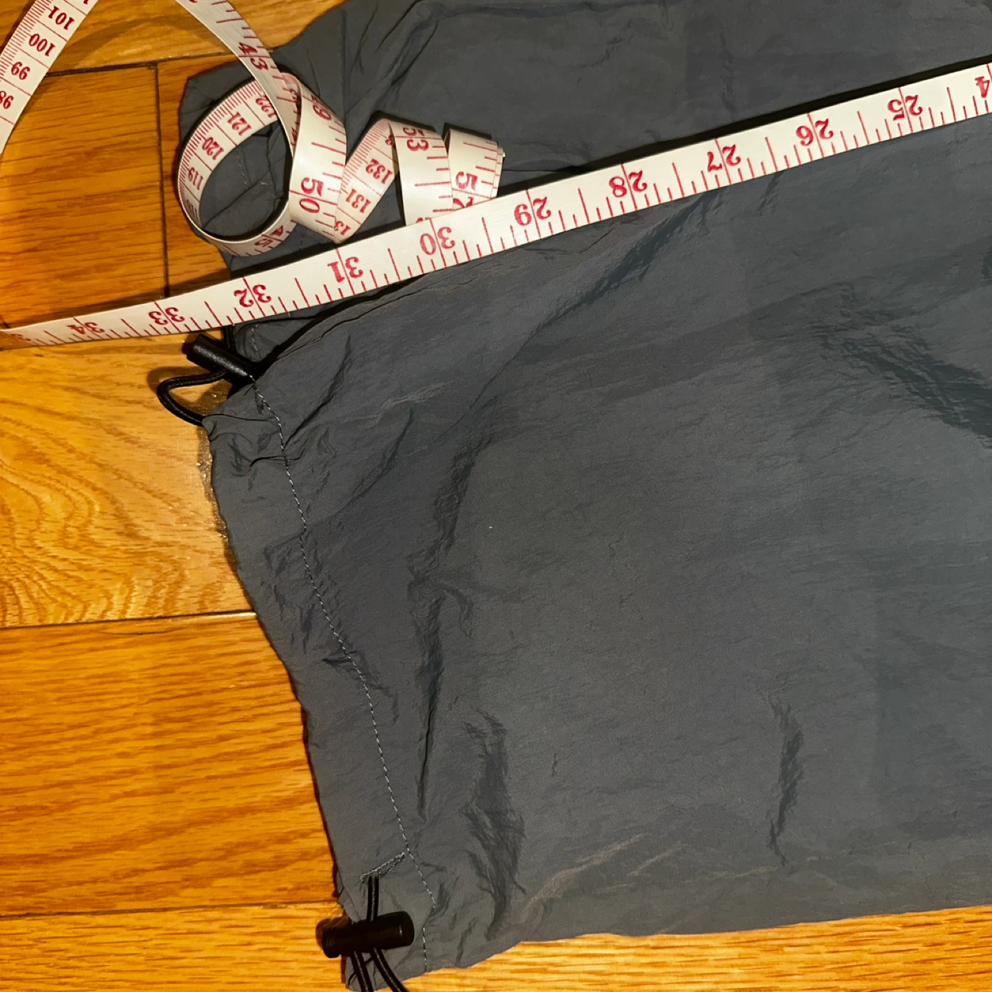 Grey Cargo Pants with Drawstring Cuffs xs - photo 5