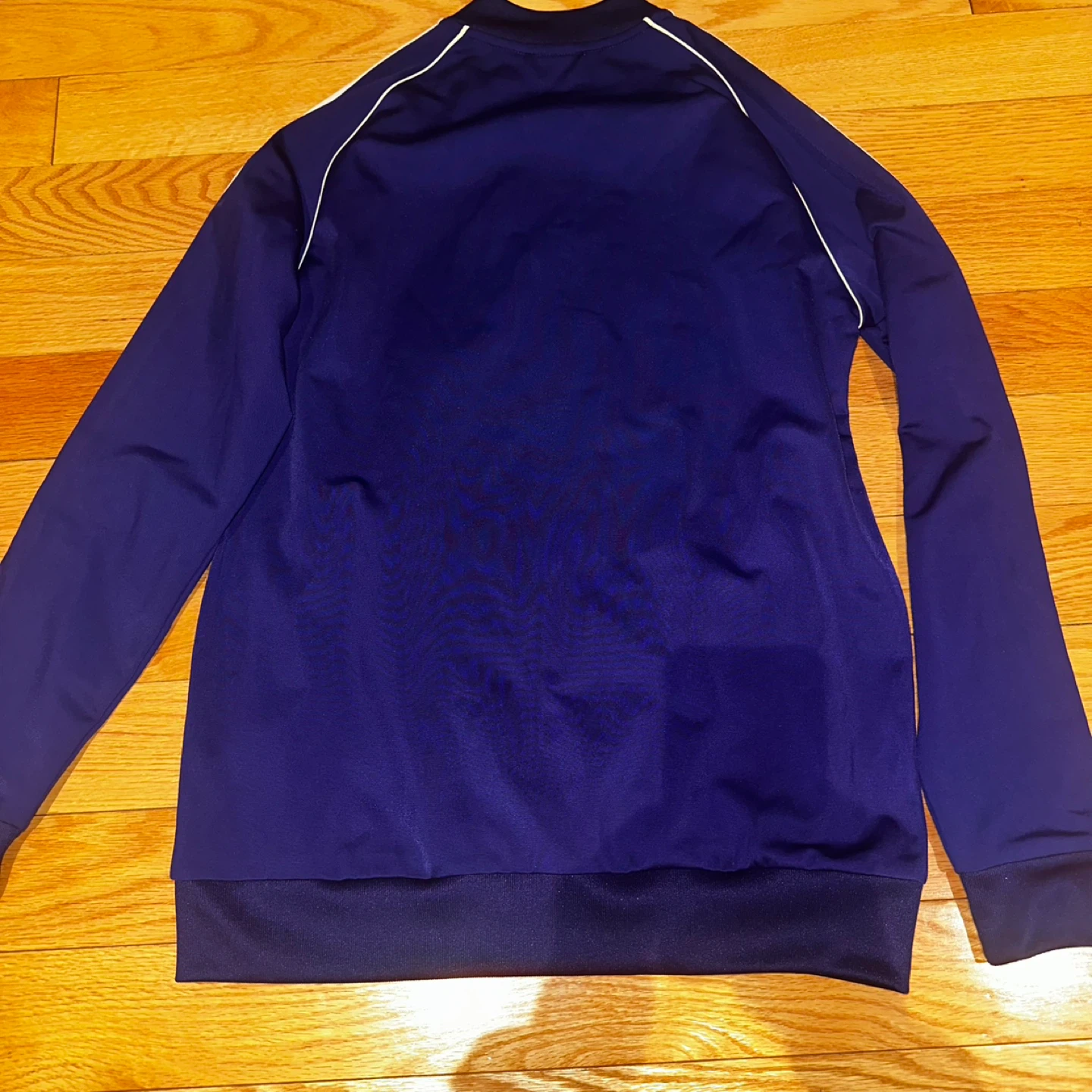 Adidas Track Jacket Purple White Stripes XL - photo 5