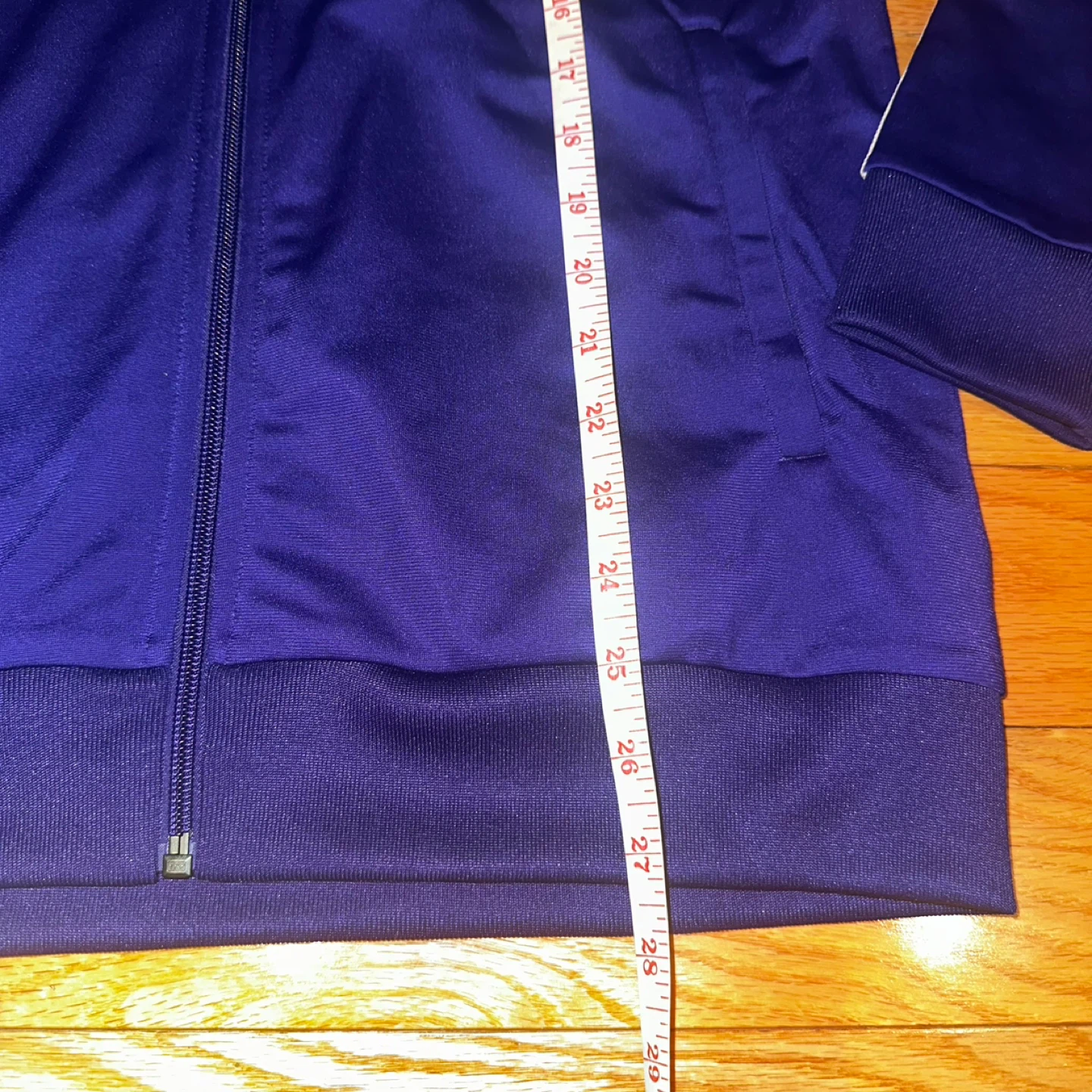Adidas Track Jacket Purple White Stripes XL - photo 4