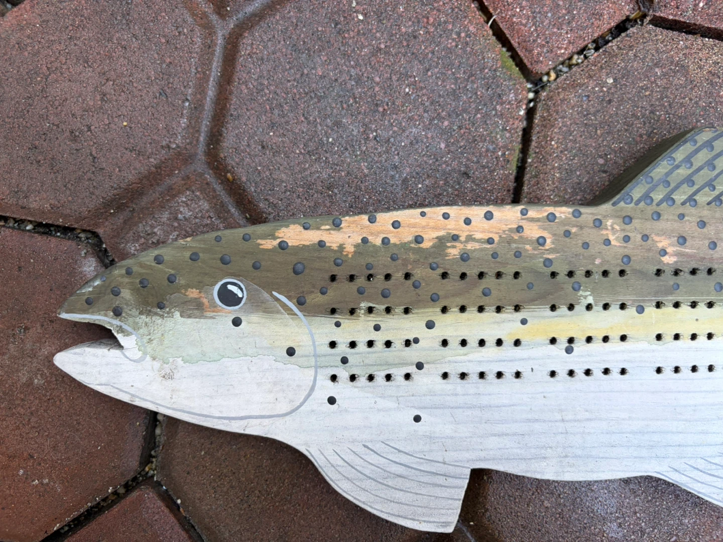 Beautiful hand made Hand Painted Fish Crib board - photo 2