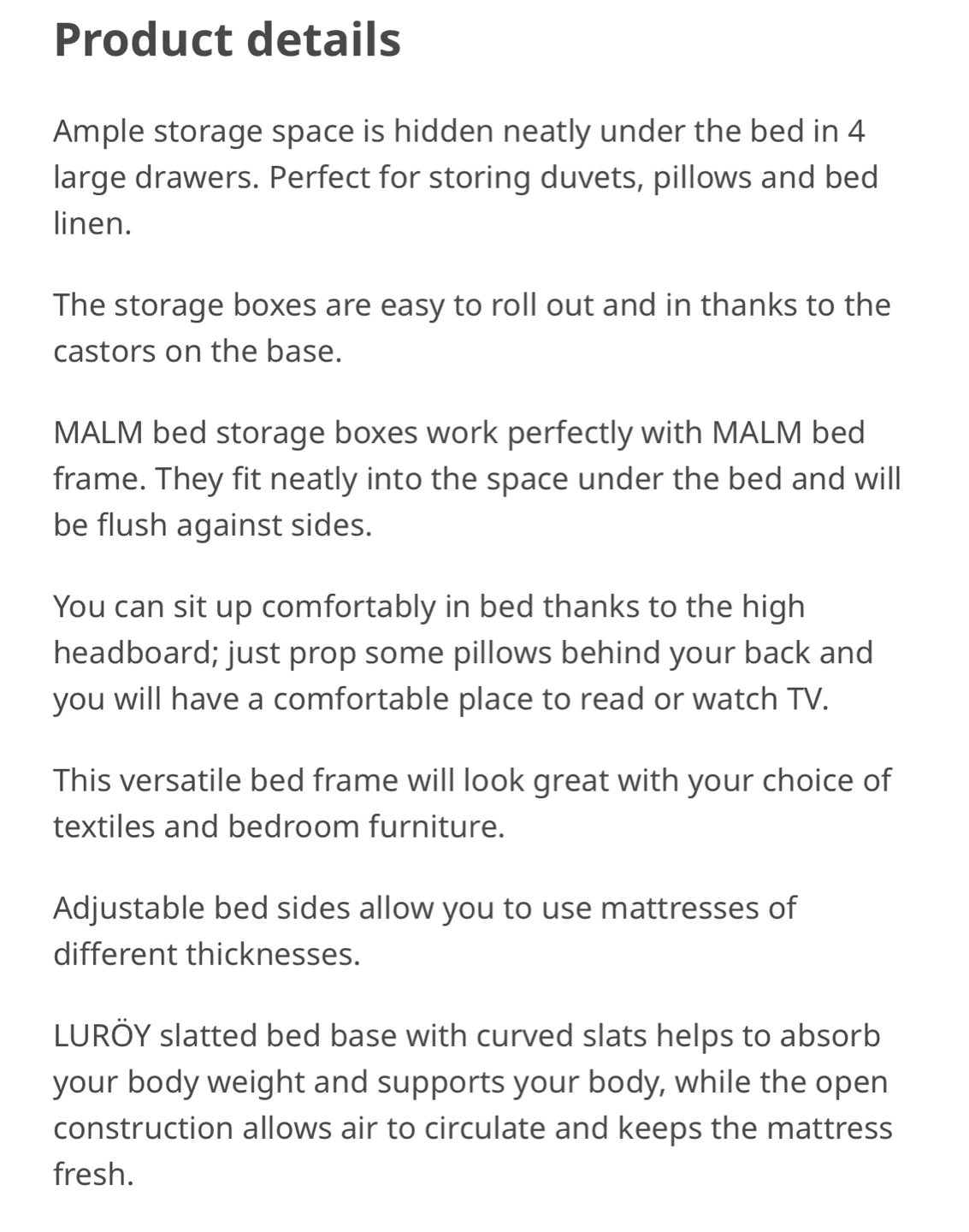 Californian king- IKEA MALM Bed- Dark Brown - photo 4