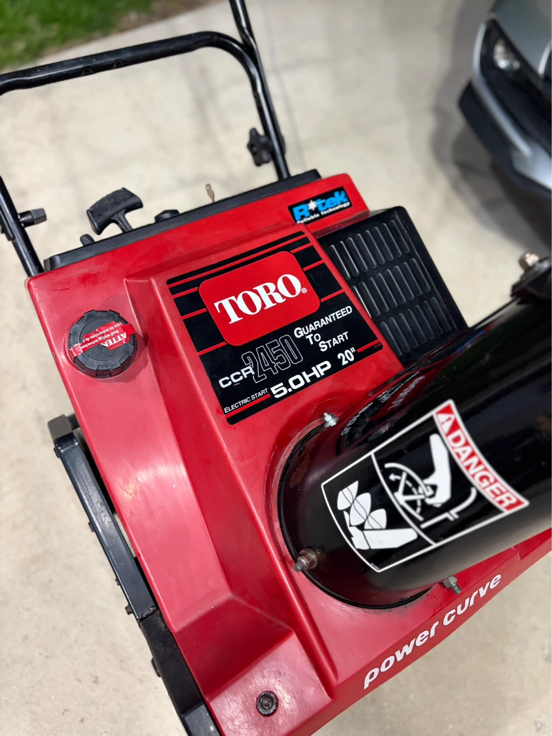 Toro CCR 2450 Power Curve Snow Blower - photo 3