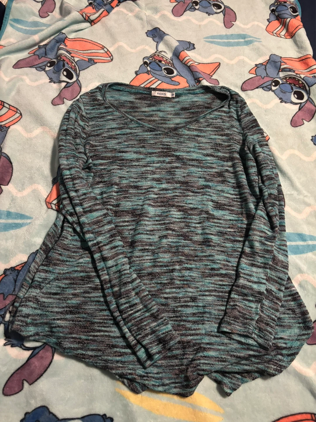 RICKI'S Women's Long Sleeve Knit Top M/M