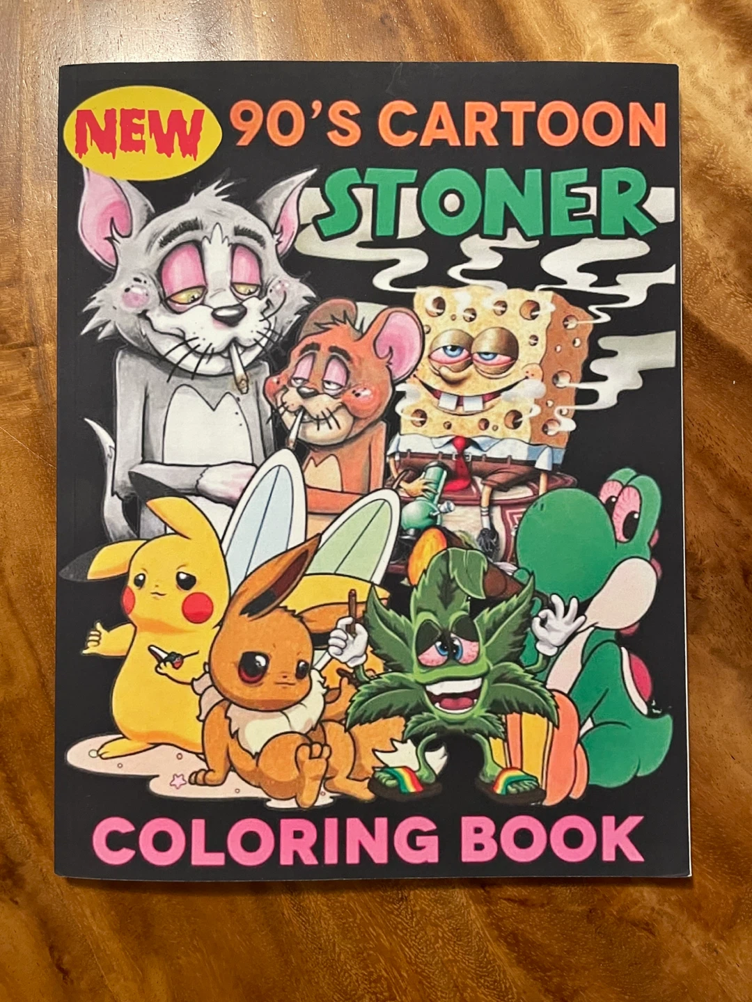 90's Cartoon Stoner Coloring Book brand new