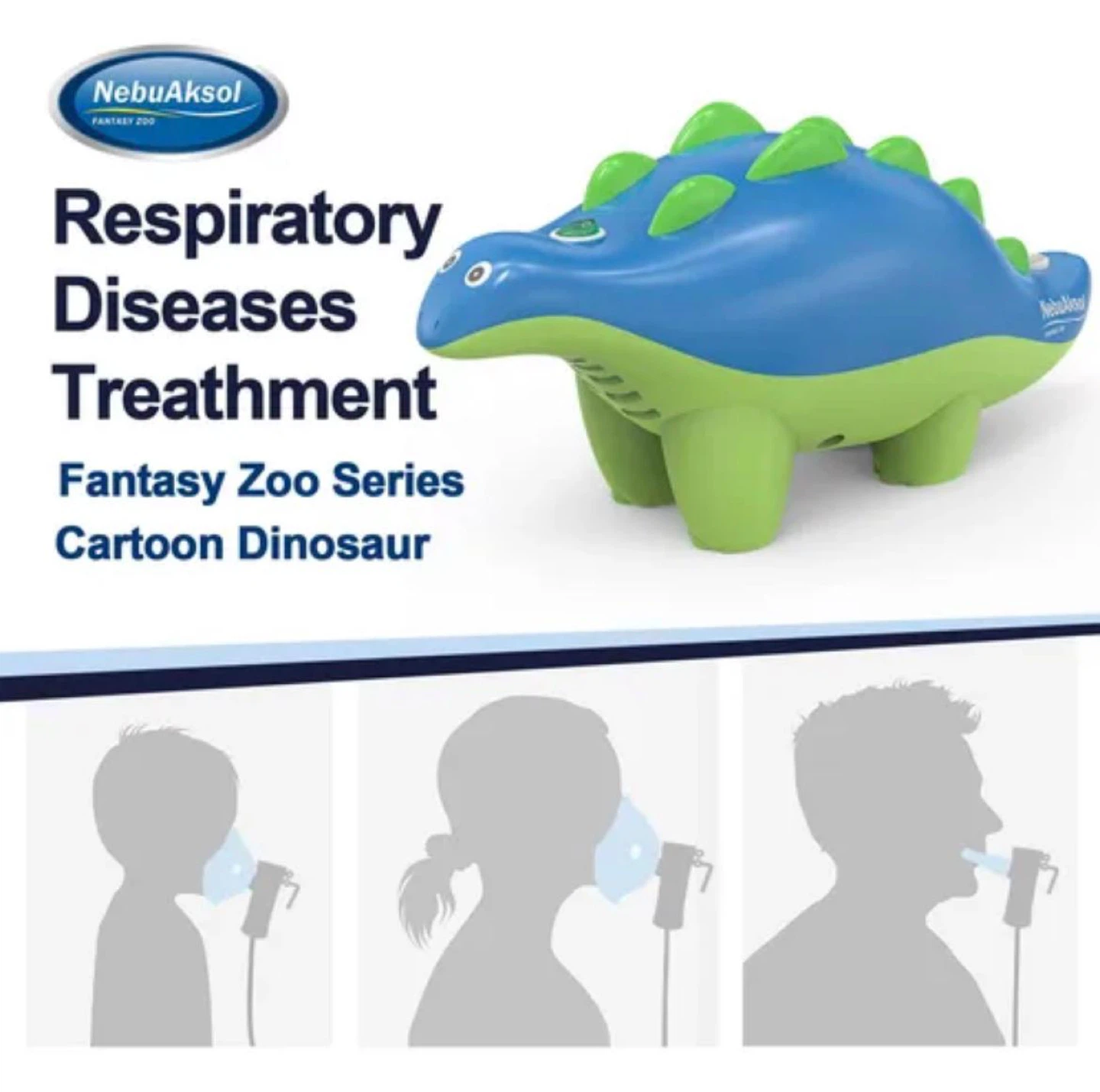 NebuAksol Fantasy Zoo Series Cartoon Dinosaur Nebulizer - photo 5