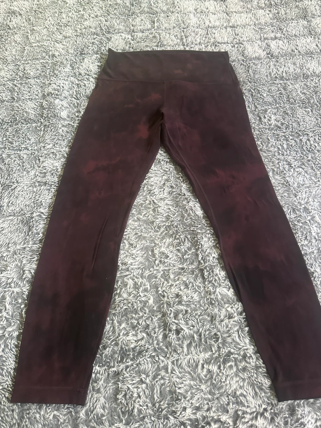 Lululemon Align Leggings Burgundy Tie-Dye Size 10 - photo 3