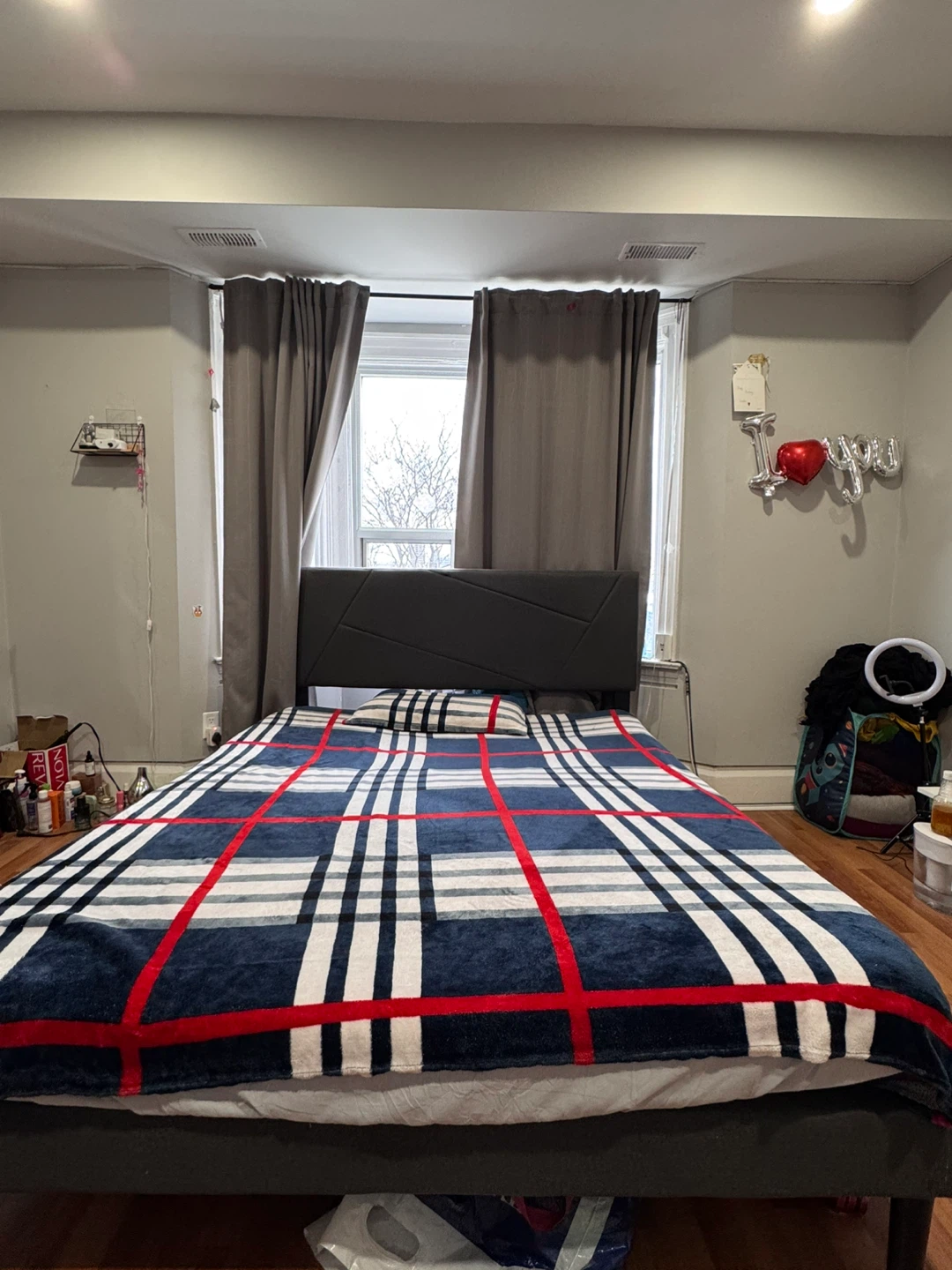 Modern queen bed frame
