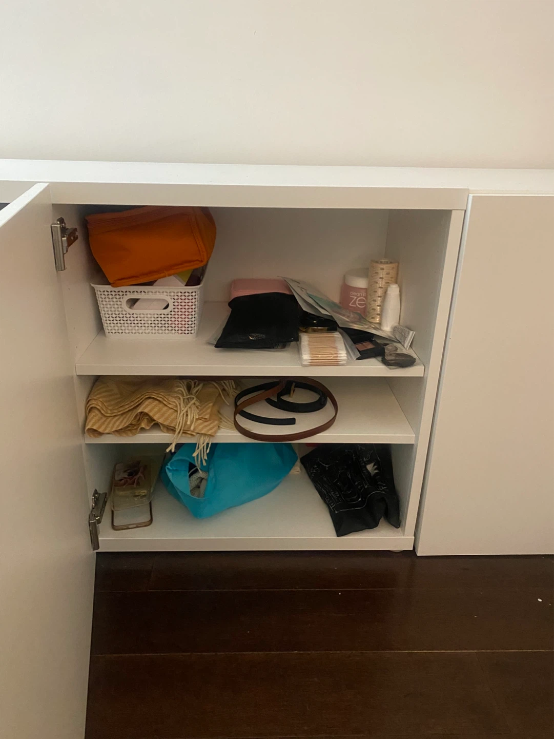 White 3-Door Storage Cabinet/Credenza - photo 3