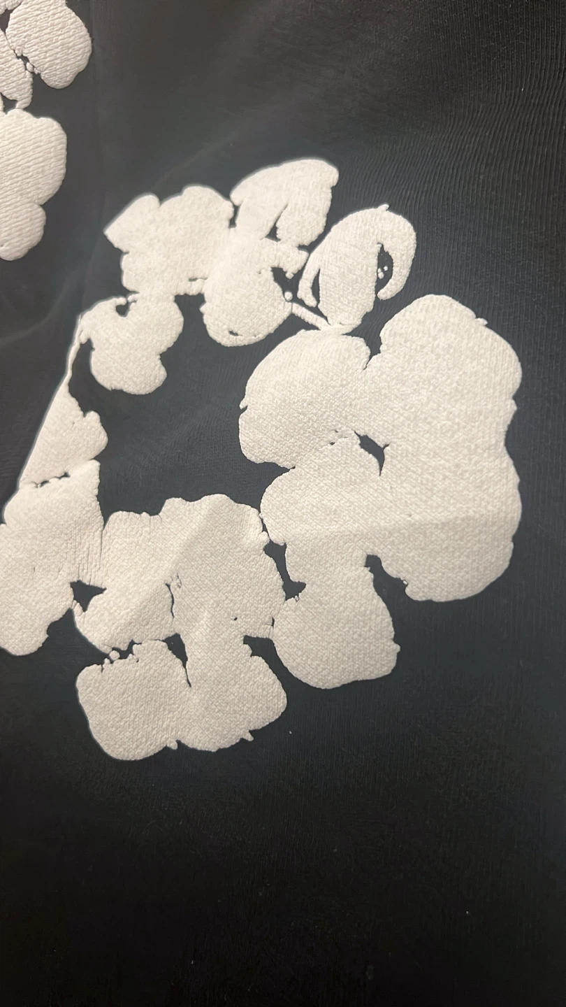 Denim Tears African Diaspora Goods Black Floral Hoodie - photo 2