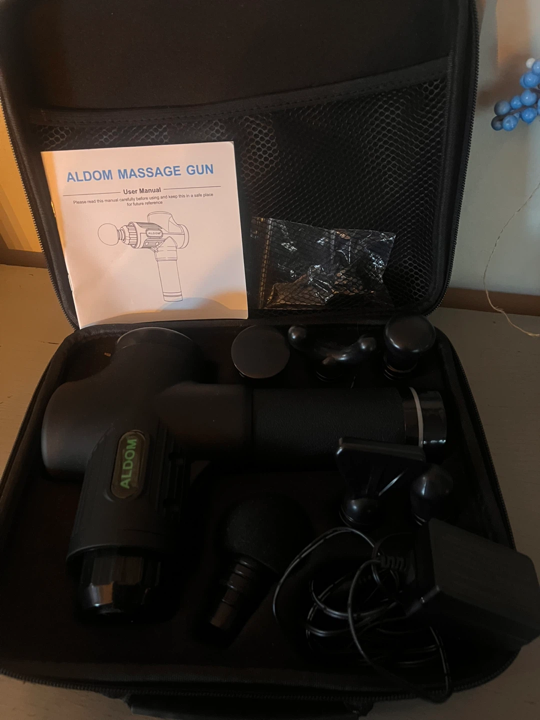 ALDOM Massage Gun with Carrying Case and Attachments