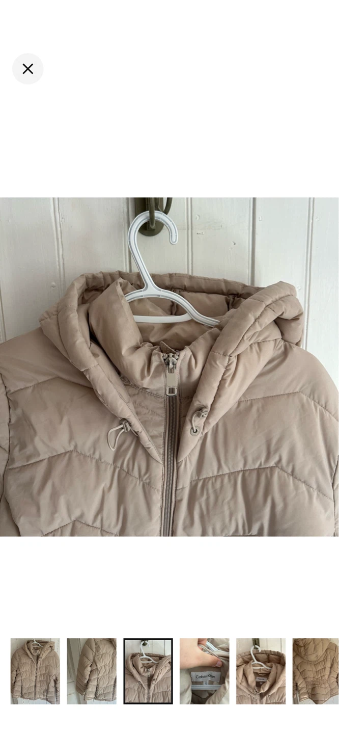 Calvin Klein Puffer Jacket - XL - Tan - photo 3
