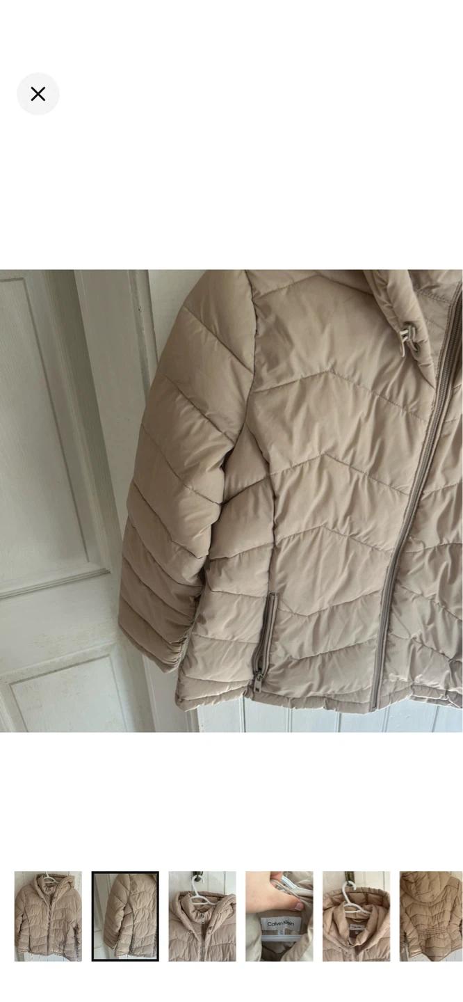 Calvin Klein Puffer Jacket - XL - Tan - photo 2