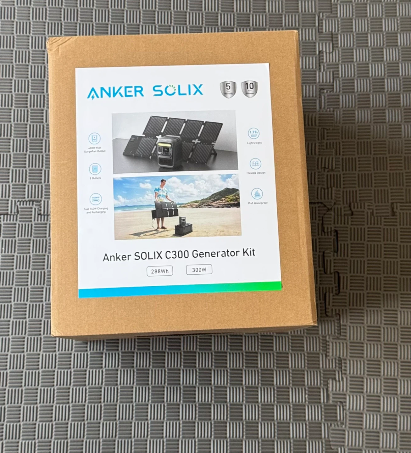 Anker SOLIX C300 Generator Kit with Solar Panels