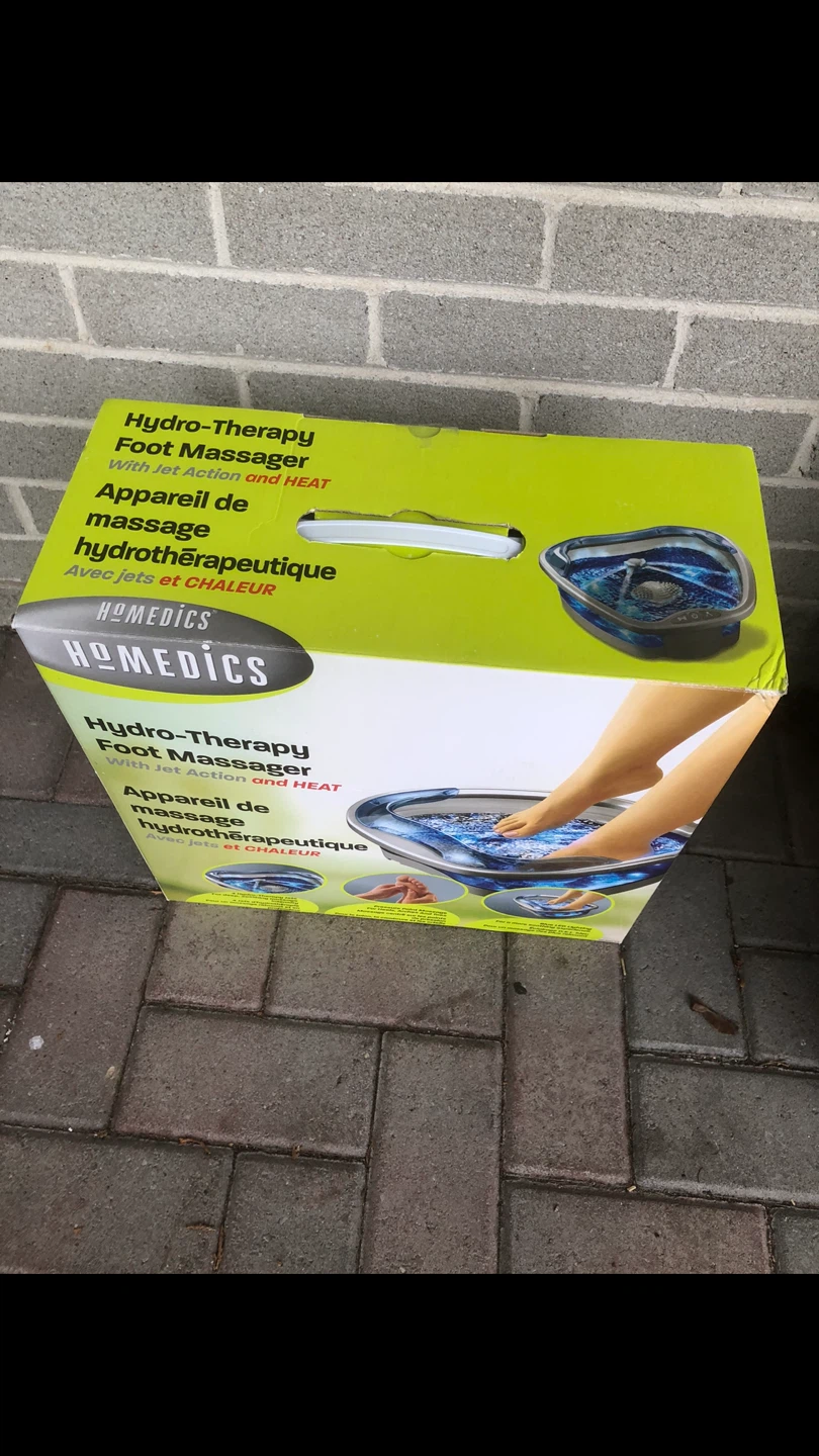 HoMedics Hydro-Therapy Foot Massager with Jet Action and Heat - photo 2
