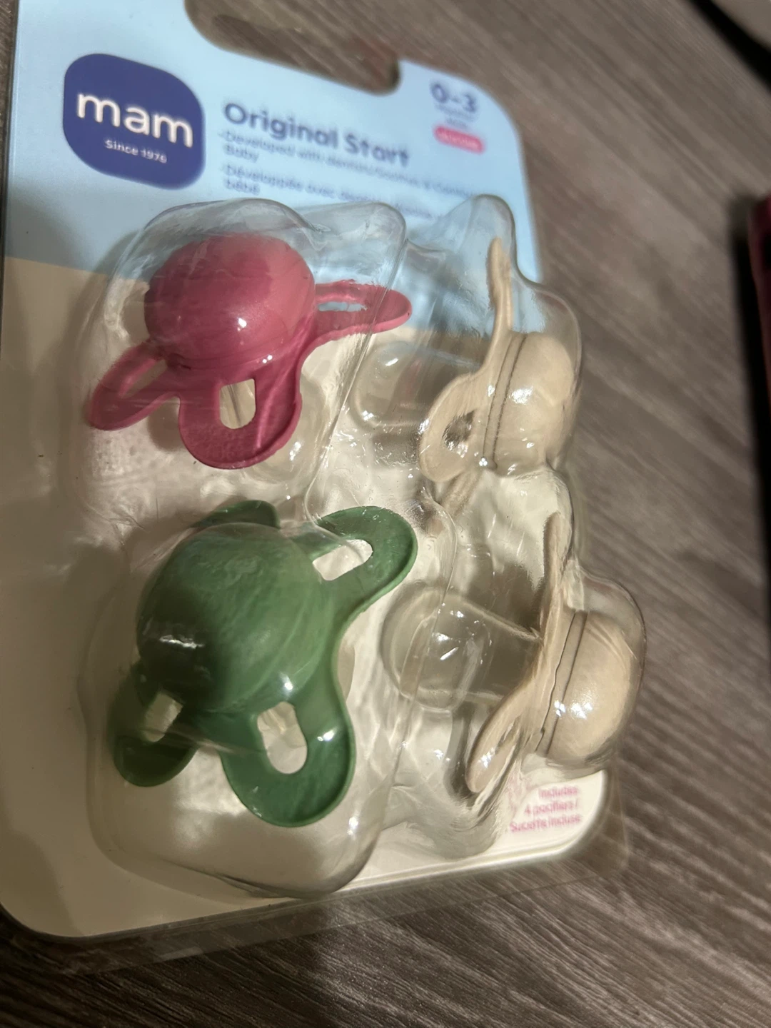 Brand New-MAM Original Start Pacifiers 0-3 Months - photo 3